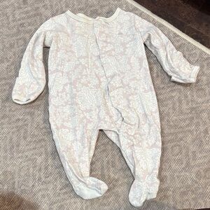 Magnetic Me Pink and White Paisley Kids Footie